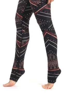 Humble Warrior Printed Yoga Leggings -Yoga Democracy 1101 Humble Warrior 6