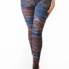 Pedra Printed Yoga Leggings -Yoga Democracy 1101 Mountain front