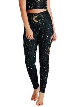 Fortune Teller Printed Yoga Leggings -Yoga Democracy 1103155 Fortune Teller Front2