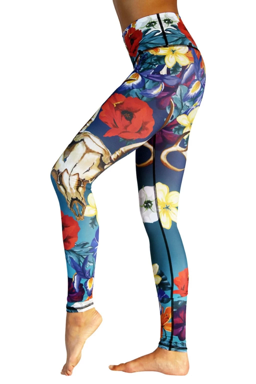 Georgia Printed Yoga Leggings 4 Georgia Printed Yoga Leggings - Image 2