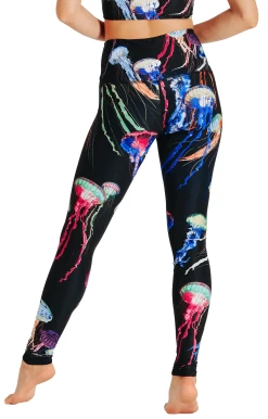 Electric Flow Printed Yoga Leggings 12 Electric Flow Printed Yoga Leggings -Yoga Democracy 1103 EFlow back removebg