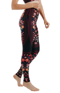 Folklore Printed Yoga Leggings -Yoga Democracy 1103 Folklore right removebg