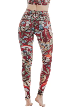 Fun Gal Printed Yoga Leggings -Yoga Democracy 1103 FunGal back removebg