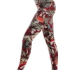 Fun Gal Printed Yoga Leggings -Yoga Democracy 1103 FunGal left removebg
