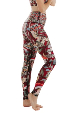 Fun Gal Printed Yoga Leggings -Yoga Democracy 1103 FunGal right removebg