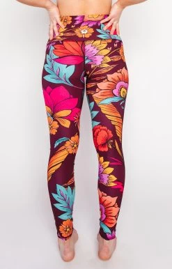 Indie Flow Printed Yoga Leggings -Yoga Democracy 1103 IndieFlow Back