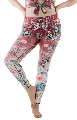 Pretty In Pink Printed Yoga Leggings -Yoga Democracy 1103 PIP front removebg