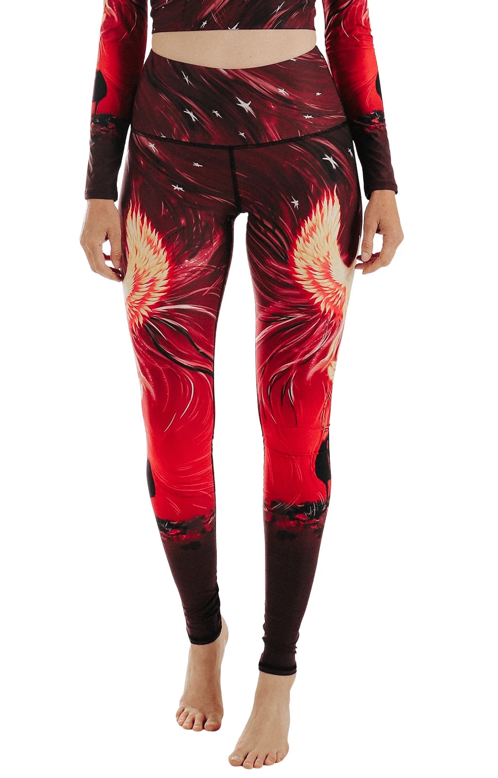 Phoenix Rising Printed Yoga Leggings 4 Phoenix Rising Printed Yoga Leggings - Image 2