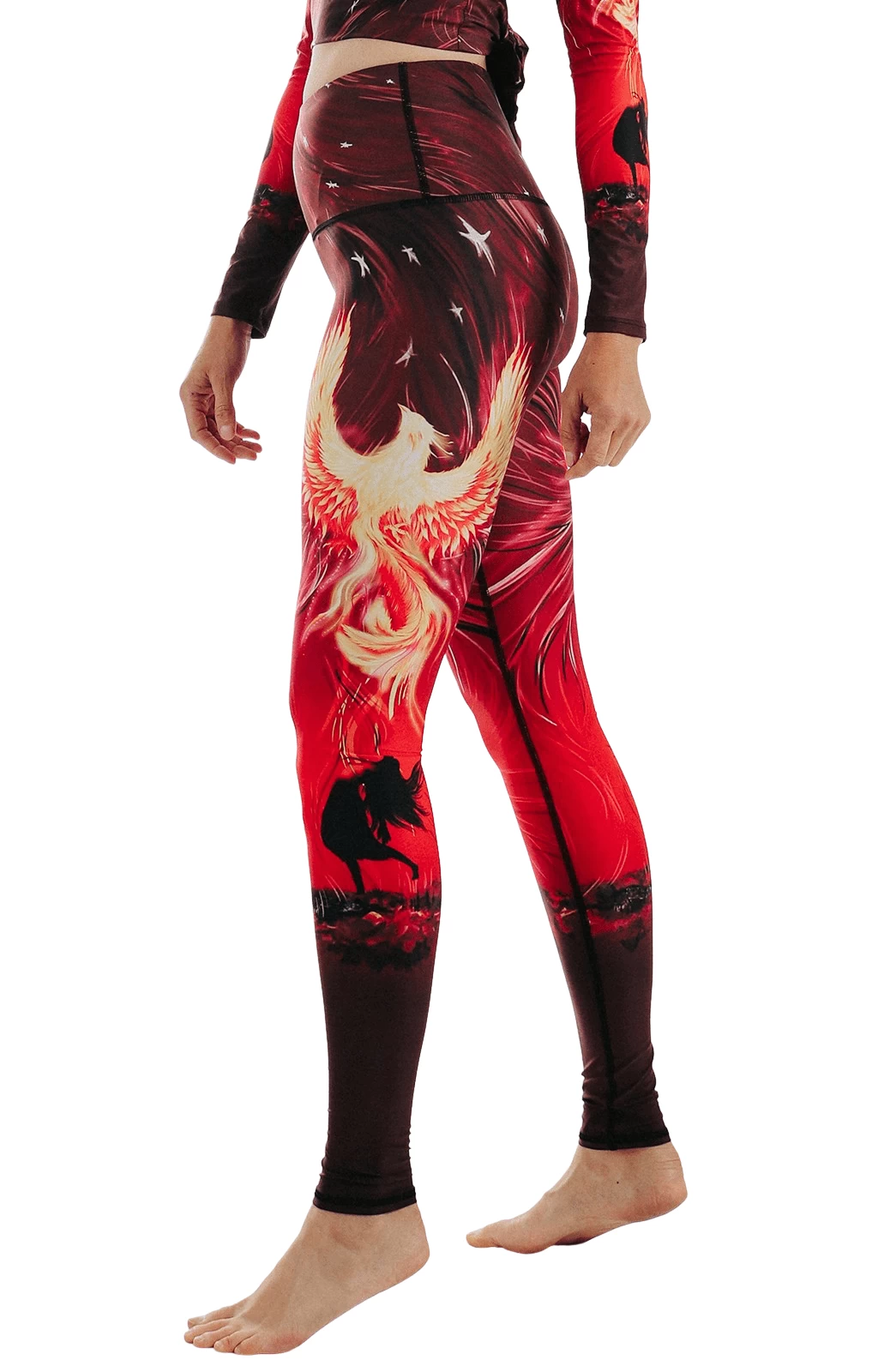 Phoenix Rising Printed Yoga Leggings 5 Phoenix Rising Printed Yoga Leggings - Image 3