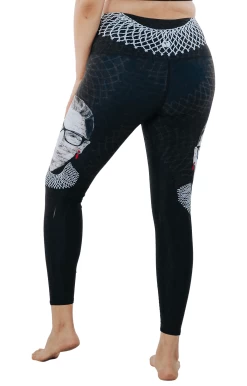 Notorious RBG Printed Yoga Leggings -Yoga Democracy 1103 RBG back removebg