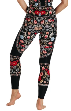 Rustica Printed Yoga Leggings -Yoga Democracy 1103 RUSTICA BACK removebg