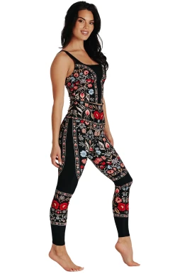 Rustica Printed Yoga Leggings -Yoga Democracy 1103 RUSTICA FULLBODY removebg