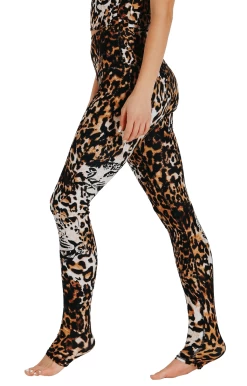 Wildcat Printed Yoga Leggings -Yoga Democracy 1103 Wildcat fulllength removebg