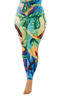 Frida Printed Yoga Leggings -Yoga Democracy 1103 frida front removebg