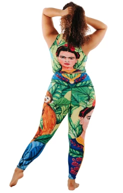 Frida Printed Yoga Leggings -Yoga Democracy 1103 frida full removebg