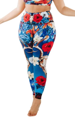 Georgia Printed Yoga Leggings 13 Georgia Printed Yoga Leggings -Yoga Democracy 1103 georgia front removebg