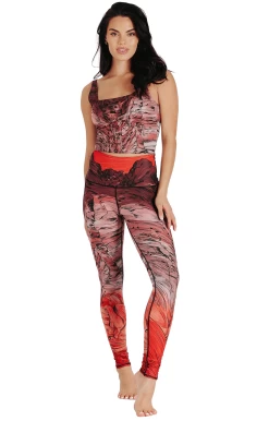 Red Rocks Printed Yoga Leggings -Yoga Democracy 1103 redrocks fullbody removebg