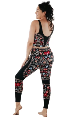 Rustica Printed Yoga Leggings -Yoga Democracy 1103 rustica full removebg