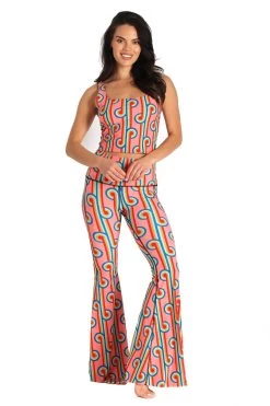 Rainbow Chaser Printed Bell Bottoms -Yoga Democracy 1114 RAINBOW 2021 5