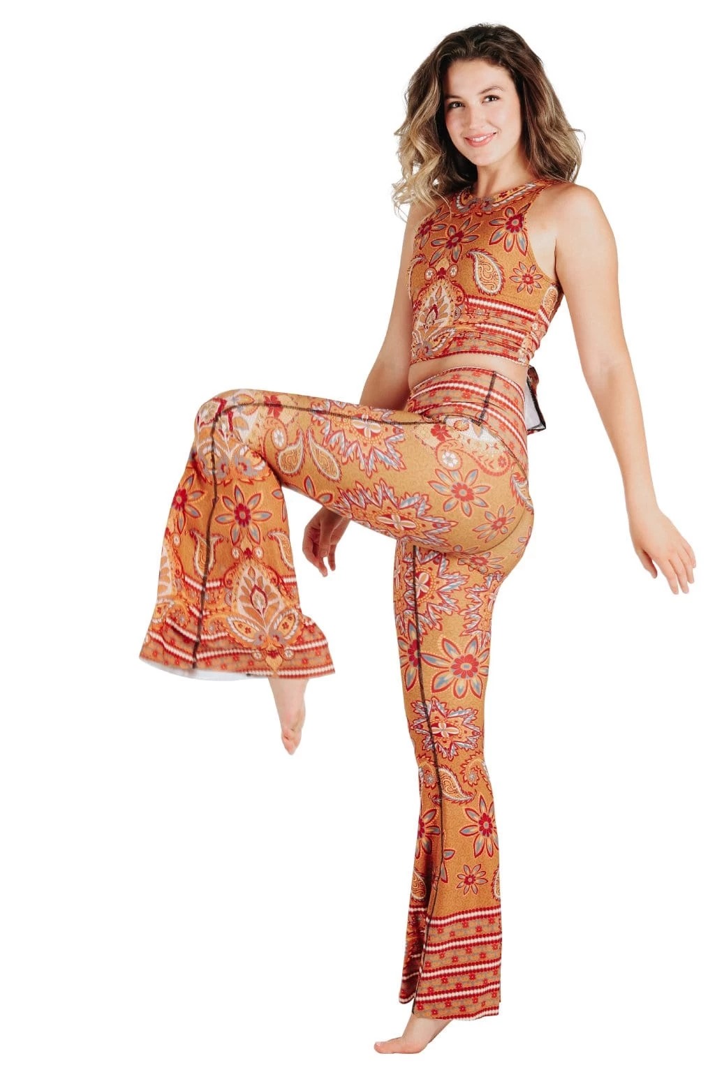 Rad Paisley Printed Bell Bottoms 4 Rad Paisley Printed Bell Bottoms - Image 2