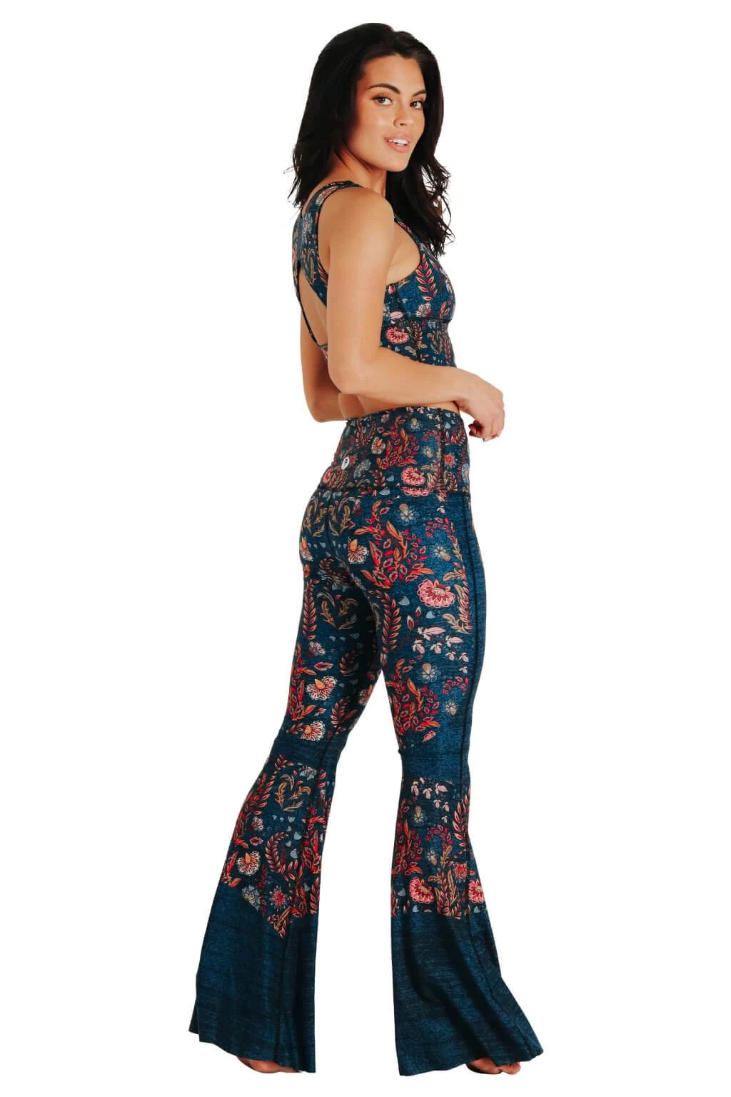 Festival Denim Printed Bell Bottoms 4 Festival Denim Printed Bell Bottoms - Image 2