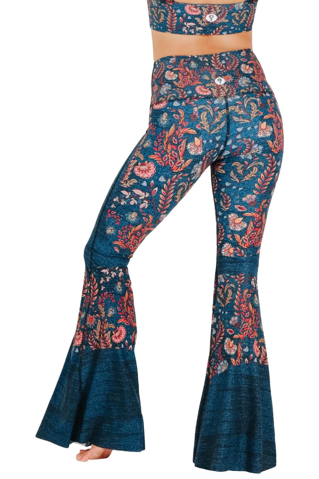 Festival Denim Printed Bell Bottoms 3 Festival Denim Printed Bell Bottoms