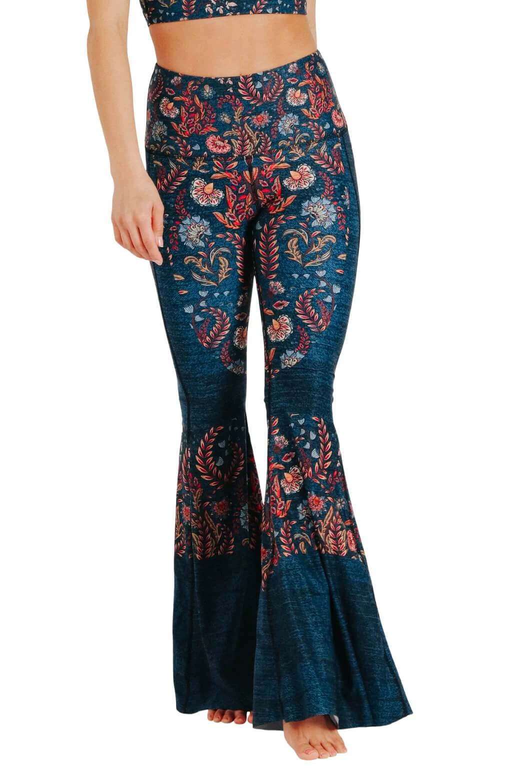 Festival Denim Printed Bell Bottoms 5 Festival Denim Printed Bell Bottoms - Image 3