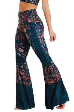 Festival Denim Printed Bell Bottoms 13 Festival Denim Printed Bell Bottoms -Yoga Democracy 111478 Festival demin side4