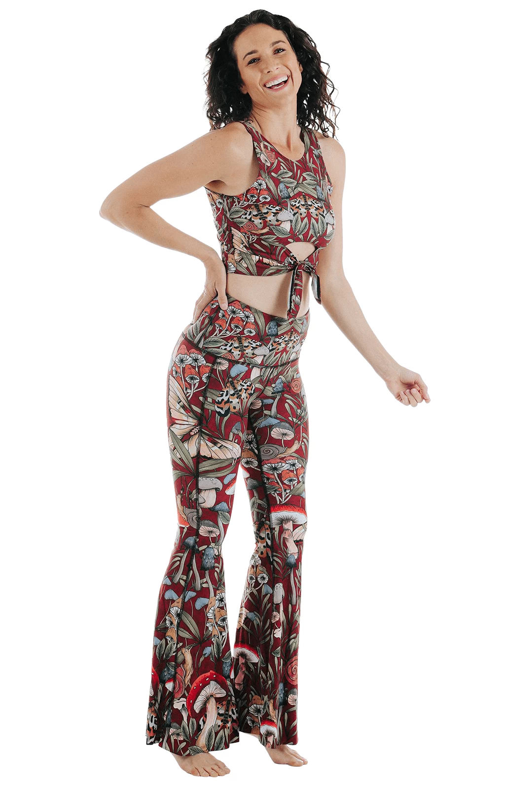 Fun Gal Printed Bell Bottoms 5 Fun Gal Printed Bell Bottoms - Image 3