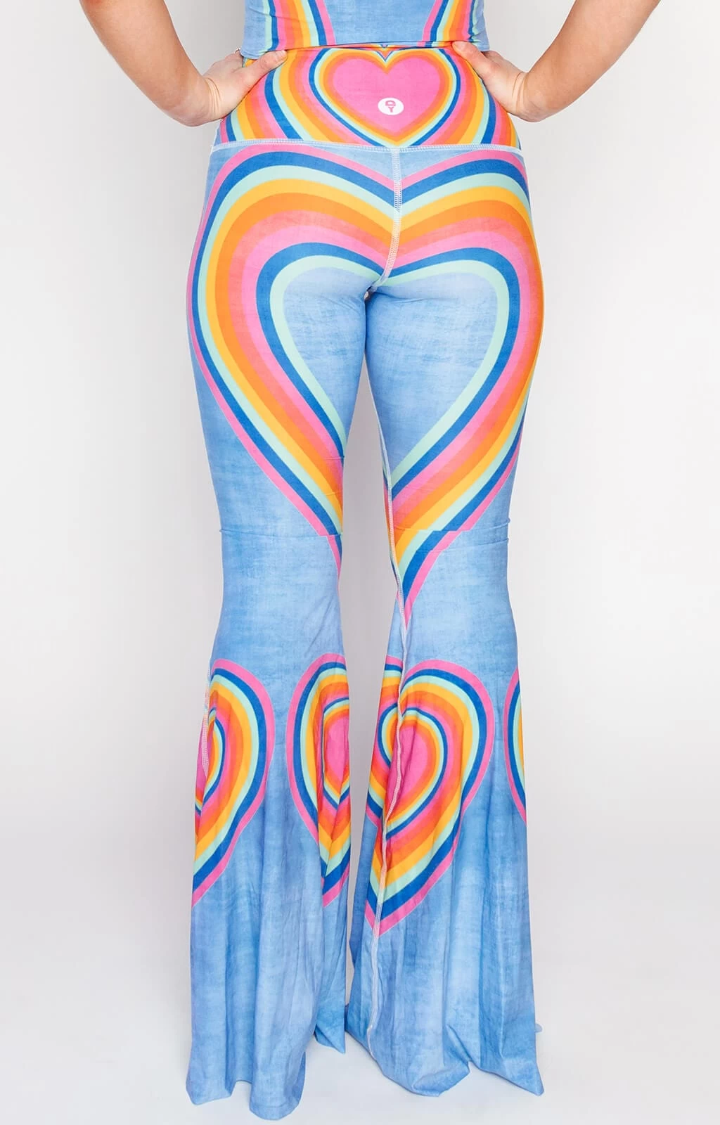 Rainbow Love Printed Bell Bottoms 7 Rainbow Love Printed Bell Bottoms - Image 5