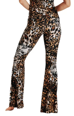 Wildcat Printed Bell Bottoms -Yoga Democracy 1114 Wildcat back removebg
