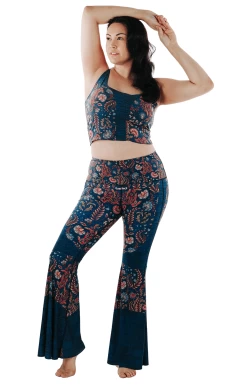 Festival Denim Printed Bell Bottoms 16 Festival Denim Printed Bell Bottoms -Yoga Democracy 1114 festival full removebg