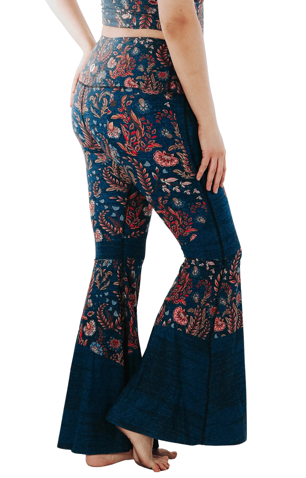 Festival Denim Printed Bell Bottoms 10 Festival Denim Printed Bell Bottoms - Image 8