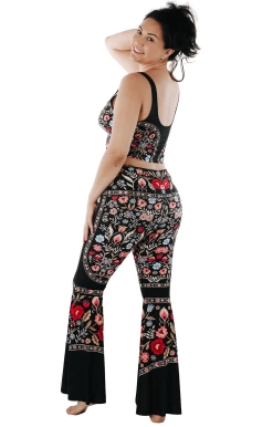 Rustica Printed Bell Bottoms -Yoga Democracy 1114 rustica full removebg