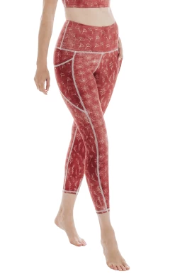 Yoga Democracy 25 7/8 Boundless Legging With Pockets In Terracotta Time