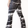 Split Flare Pant In River Rock 1 Split Flare Pant In River Rock -Yoga Democracy 1116 stone side