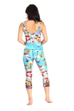 Flower Bomb Printed Yoga Crops -Yoga Democracy 1201 FLOWER BOMB 8 622e26ef 8885 401b 9d81 c406e875d74b