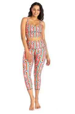 Rainbow Chaser Printed Yoga Crops -Yoga Democracy 1201 RAINBOW 2021 5