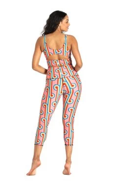 Rainbow Chaser Printed Yoga Crops -Yoga Democracy 1201 RAINBOW 2021 8