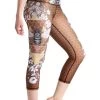 Beeloved Printed Yoga Crops