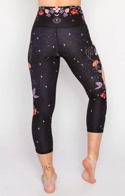 Celestial Timing Crop Legging -Yoga Democracy 1201 CelestialTiming Back