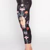 Celestial Timing Crop Legging -Yoga Democracy 1201 CelestialTiming Left