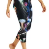 Electric Flow Printed Yoga Crops -Yoga Democracy 1201 EFlow right T removebg