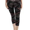 Humble Warrior Printed Yoga Crops -Yoga Democracy 1201 HUMBLE FRONT removebg