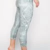 Pure Sage Printed Yoga Crops 1 Pure Sage Printed Yoga Crops -Yoga Democracy 1201 PureSage Right