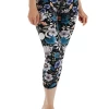 Divine Feminine Printed Yoga Crops