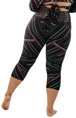 Humble Warrior Printed Yoga Crops -Yoga Democracy 1201 humble back removebg