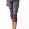 Pedra Printed Yoga Crops 2 Pedra Printed Yoga Crops -Yoga Democracy 1201 mountain front