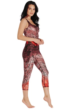 Red Rocks Printed Yoga Crops -Yoga Democracy 1201 redrocks fullbody removebg
