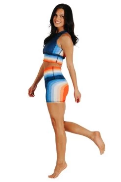 Joey Short In Retro Rainbow -Yoga Democracy 1303141 Retro Rainbow Side7